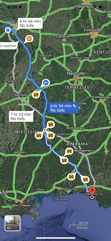 stl to panama city beach